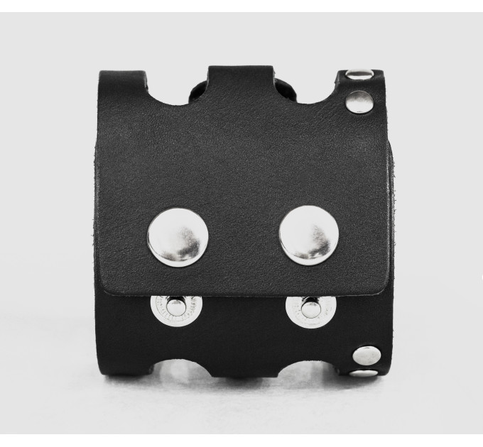 wide stud Leather cuff band compatible with Apple watch 38mm 40mm 41mm 42mm 44mm 45mm 49mm, Handmade UA code 1080