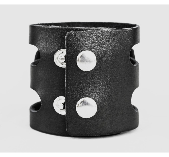wide Leather cuff band compatible with Apple watch 38mm 40mm 41mm 42mm 44mm 45mm 49mm, Handmade UA code 1081