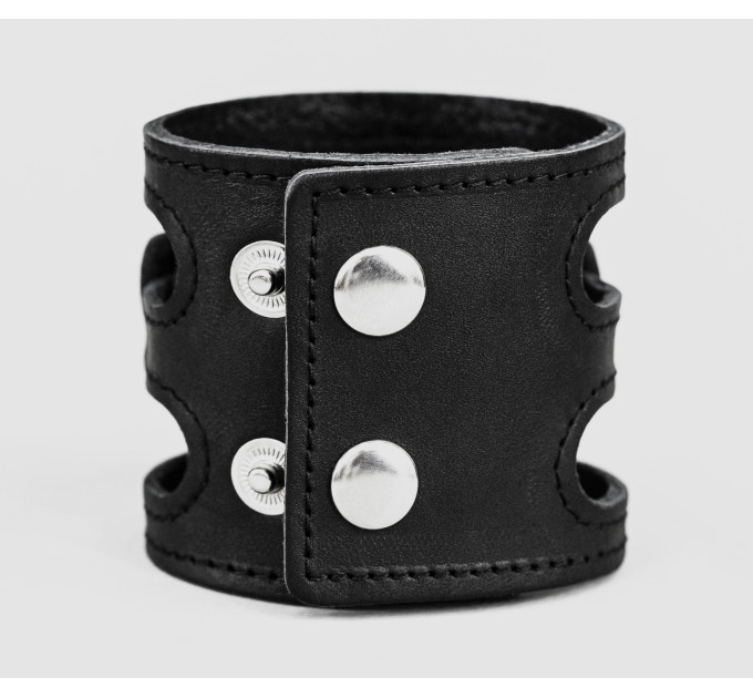 wide stitched Leather cuff band compatible with Apple watch 38mm 40mm 41mm 42mm 44mm 45mm 49mm, Handmade UA code 1081st