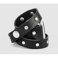 stud Leather double wrap band strap compatible with Apple watch 38mm 40mm 41mm 42mm 44mm 45mm 49mm, Handmade UA code 1090