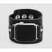 wide Leather cuff band compatible with Apple watch 38mm 40mm 41mm 42mm 44mm 45mm 49mm, Handmade UA code 1105