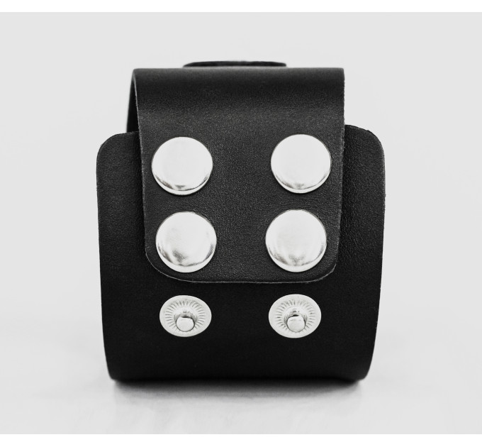 wide Leather cuff band compatible with Apple watch 38mm 40mm 41mm 42mm 44mm 45mm 49mm, Handmade UA code 1105