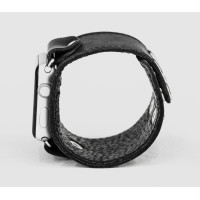 Leather cuff band compatible with Apple watch 38mm 40mm 41mm 42mm 44mm 45mm 49mm, Handmade UA code 1105st