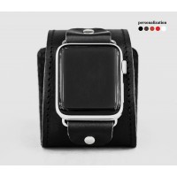 Leather cuff band compatible with Apple watch 38mm 40mm 41mm 42mm 44mm 45mm 49mm, Handmade UA code 1105st Leather cuff band compatible with Apple watch 38mm 40mm 41mm 42mm 44mm 45mm 49mm, Handmade UA code 1105st