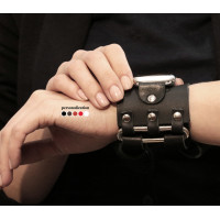 Leather cuff band compatible with Apple watch 38mm 40mm 41mm 42mm 44mm 45mm 49mm, Handmade UA code 1107