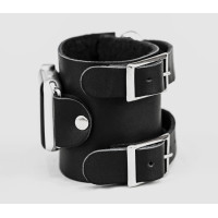 Leather cuff band compatible with Apple watch 38mm 40mm 41mm 42mm 44mm 45mm 49mm, Handmade UA code 1107