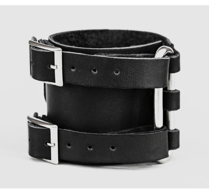 Leather cuff band compatible with Apple watch 38mm 40mm 41mm 42mm 44mm 45mm 49mm, Handmade UA code 1107