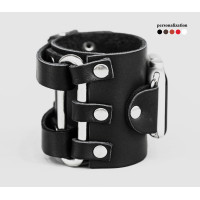 Leather cuff band compatible with Apple watch 38mm 40mm 41mm 42mm 44mm 45mm 49mm, Handmade UA code 1107