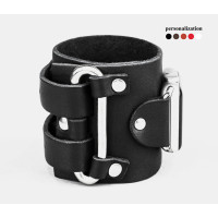 Leather cuff band compatible with Apple watch 38mm 40mm 41mm 42mm 44mm 45mm 49mm, Handmade UA code 1108