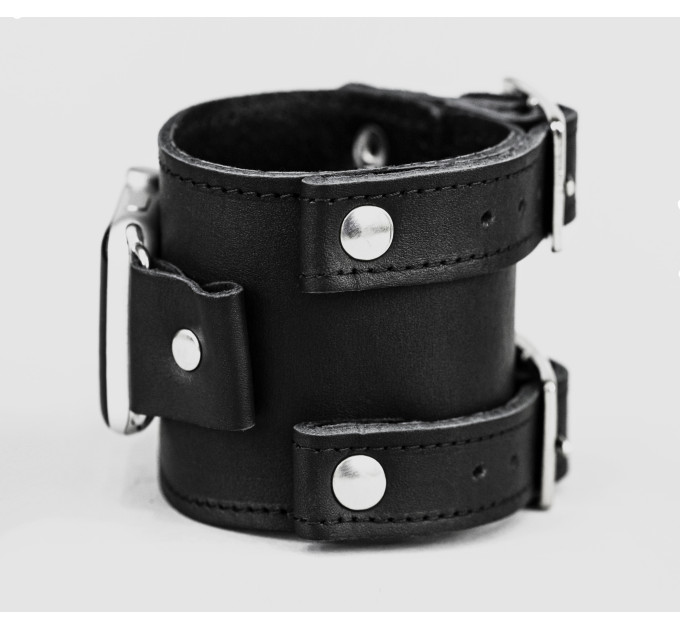 Leather cuff band compatible with Apple watch 38mm 40mm 41mm 42mm 44mm 45mm 49mm, Handmade UA code 1160st