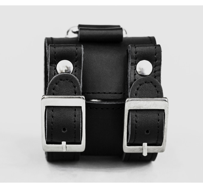 Leather cuff band compatible with Apple watch 38mm 40mm 41mm 42mm 44mm 45mm 49mm, Handmade UA code 1160st