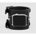 Leather cuff band compatible with Apple watch 38mm 40mm 41mm 42mm 44mm 45mm 49mm, Handmade UA code 1200