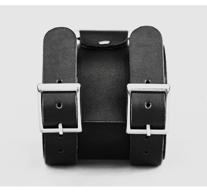 Leather cuff band compatible with Apple watch 38mm 40mm 41mm 42mm 44mm 45mm 49mm, Handmade UA code 1200