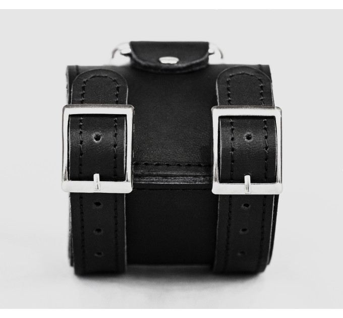 Leather cuff band compatible with Apple watch 38mm 40mm 41mm 42mm 44mm 45mm 49mm, Handmade UA code 1200st