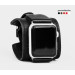 Leather cuff band compatible with Apple watch 38mm 40mm 41mm 42mm 44mm 45mm 49mm, Handmade UA code 1235st