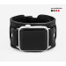 Leather cuff band compatible with Apple watch 38mm 40mm 41mm 42mm 44mm 45mm 49mm, Handmade UA code 1240st