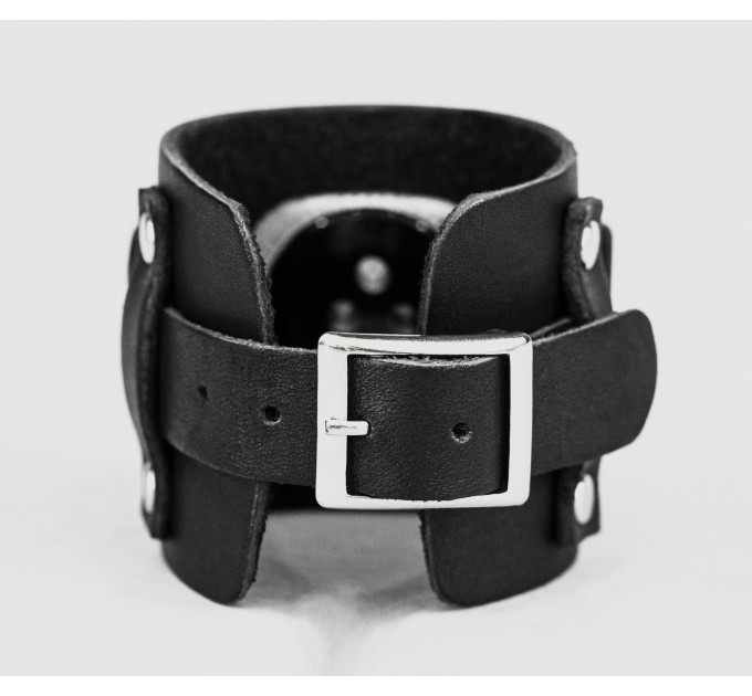 Leather cuff band compatible with Apple watch 38mm 40mm 41mm 42mm 44mm 45mm 49mm, Handmade UA code 1330