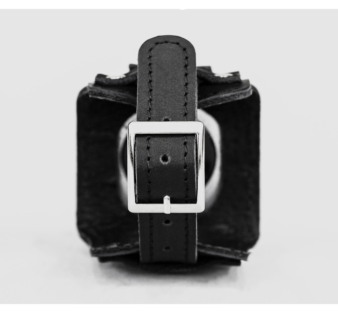 Leather cuff band compatible with Apple watch 38mm 40mm 41mm 42mm 44mm 45mm 49mm, Handmade UA code 1335st