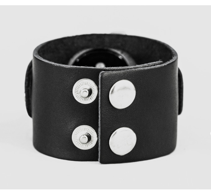 Leather cuff band compatible with Apple watch 38mm 40mm 41mm 42mm 44mm 45mm 49mm, Handmade UA code 1362