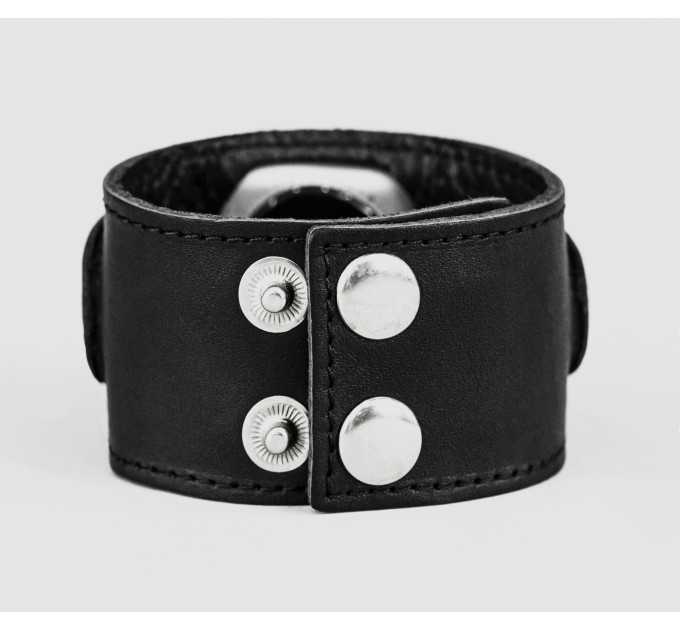 Leather cuff band compatible with Apple watch 38mm 40mm 41mm 42mm 44mm 45mm 49mm, Handmade UA code 1362st