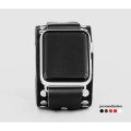 Leather cuff band compatible with Apple watch 38mm 40mm 41mm 42mm 44mm 45mm 49mm, Handmade UA code 1364