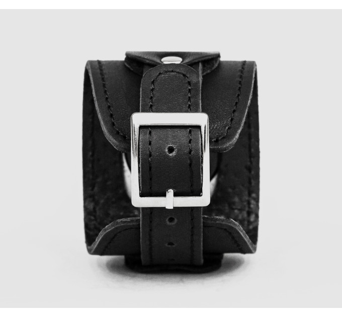 Leather cuff band compatible with Apple watch 38mm 40mm 41mm 42mm 44mm 45mm 49mm, Handmade UA code 1540st