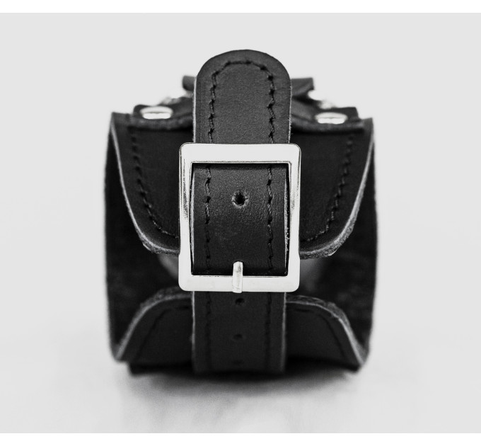 Leather cuff band compatible with Apple watch 38mm 40mm 41mm 42mm 44mm 45mm 49mm, Handmade UA code 1552st