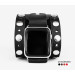 wide Leather cuff band compatible with Apple watch 38mm 40mm 41mm 42mm 44mm 45mm 49mm, Handmade UA code 1625