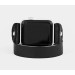 Leather double wrap band strap compatible with Apple watch 38mm 40mm 41mm 42mm 44mm 45mm 49mm, Handmade UA code 1810
