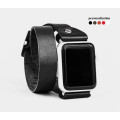 Leather double wrap band strap compatible with Apple watch 38mm 40mm 41mm 42mm 44mm 45mm 49mm, Handmade UA code 1810