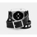 Leather double wrap band strap compatible with Apple watch 38mm 40mm 41mm 42mm 44mm 45mm 49mm, Handmade UA code 1820st