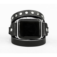 Leather multi wrap band strap compatible with Apple watch 38mm 40mm 41mm 42mm 44mm 45mm 49mm, Handmade UA code 1857