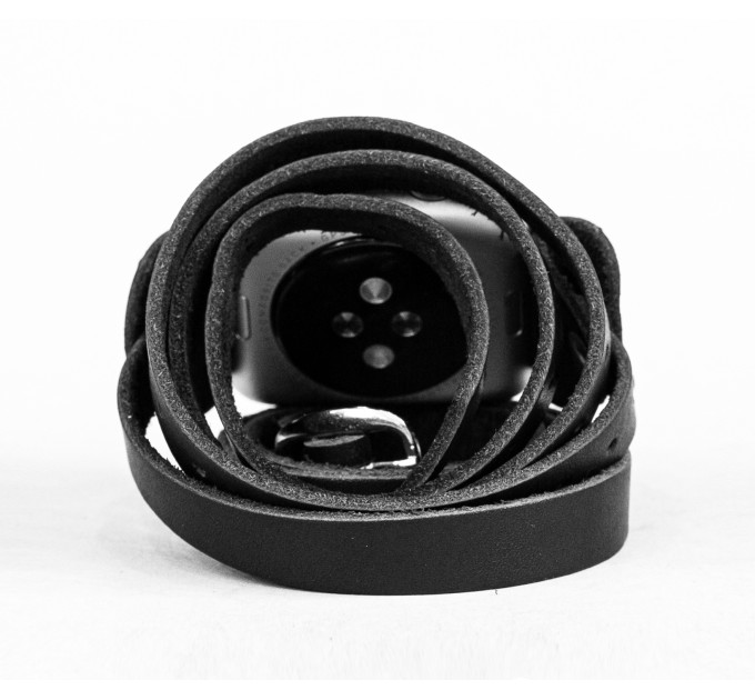 Leather multi wrap band strap compatible with Apple watch 38mm 40mm 41mm 42mm 44mm 45mm 49mm, Handmade UA code 1858
