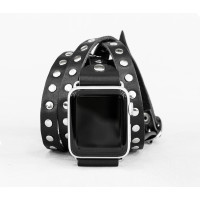 Leather multi wrap band strap compatible with Apple watch 38mm 40mm 41mm 42mm 44mm 45mm 49mm, Handmade UA code 1861