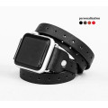 Leather multi wrap band strap compatible with Apple watch 38mm 40mm 41mm 42mm 44mm 45mm 49mm, Handmade UA code 1864