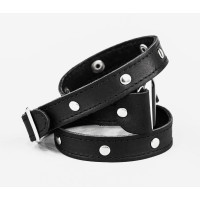 Leather double wrap band strap compatible with Apple watch 38mm 40mm 41mm 42mm 44mm 45mm 49mm, Handmade UA code 1870st