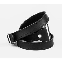 Leather double wrap band strap compatible with Apple watch 38mm 40mm 41mm 42mm 44mm 45mm 49mm, Handmade UA code 1875st