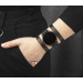 Leather cuff band compatible with Samsung and other Smart watches strap, Handmade UA code 2081