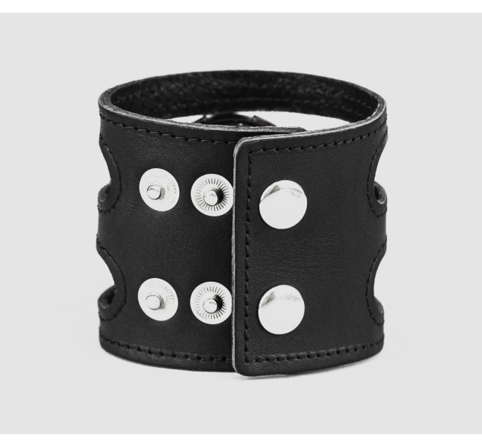 Leather cuff band compatible with Samsung and other Smart watches strap, Handmade UA code 2081st