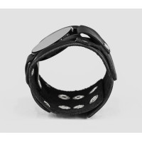 Leather cuff band compatible with Samsung and other Smart watches strap, Handmade UA code 2085