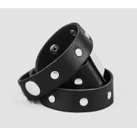 Leather cuff band compatible with Samsung and other Smart watches strap, Handmade UA code 2090