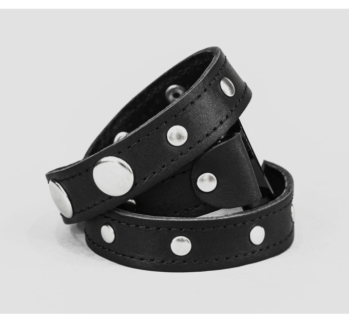 Leather cuff band compatible with Samsung and other Smart watches strap, Handmade UA code 2090st