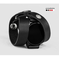 Leather cuff band compatible with Samsung and other Smart watches strap, Handmade UA code 2095