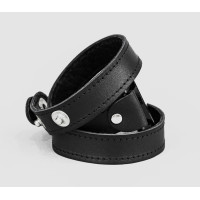 Leather cuff band compatible with Samsung and other Smart watches strap, Handmade UA code 2095st
