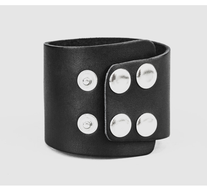 Leather cuff band compatible with Samsung and other Smart watches strap, Handmade UA code 2105