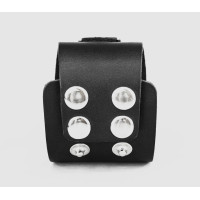 Leather cuff band compatible with Samsung and other Smart watches strap, Handmade UA code 2105