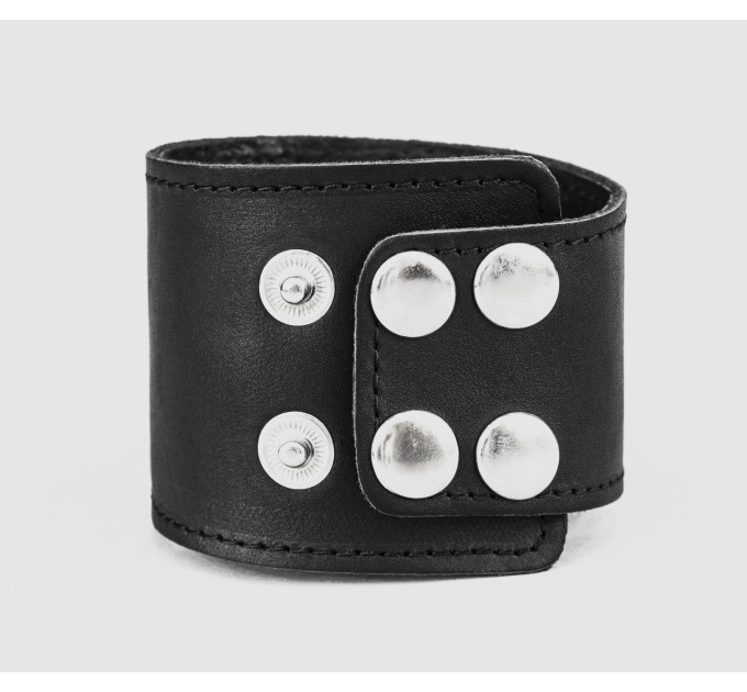 Leather cuff band compatible with Samsung and other Smart watches strap, Handmade UA code 2105st