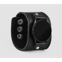 Leather cuff band compatible with Samsung and other Smart watches strap, Handmade UA code 2105st