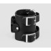 Leather cuff band compatible with Samsung and other Smart watches strap, Handmade UA code 2107