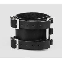 Leather cuff band compatible with Samsung and other Smart watches strap, Handmade UA code 2107